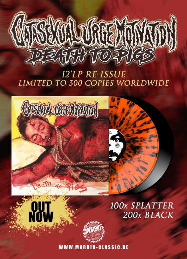 CATASEXUAL URGE MOTIVATION - Death To Pigs LP (Orange-Splatter)